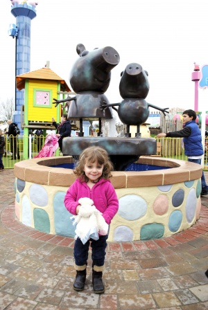 We arrive at Peppa Pig World